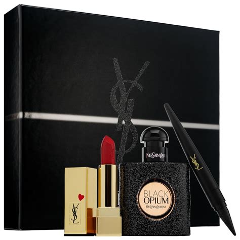 ysl gift set with bag|yves saint laurent gift set.